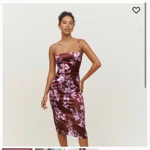 Reformation Oaklie silk dress